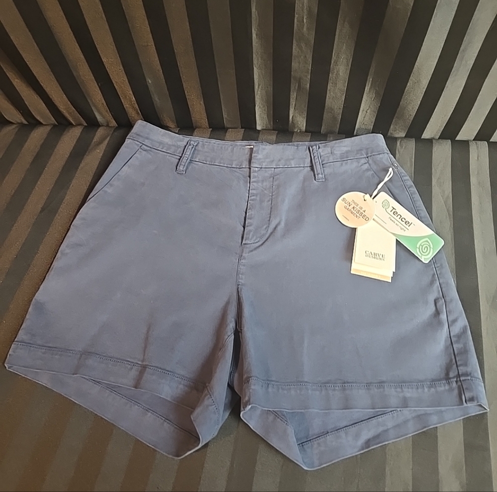 Size 10 Carve Designs Navy Sausalito Shorts With Pockets - Picture 6 of 7